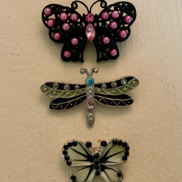 3 vintage 1980’s enamel brooches - Picture 2 of 11